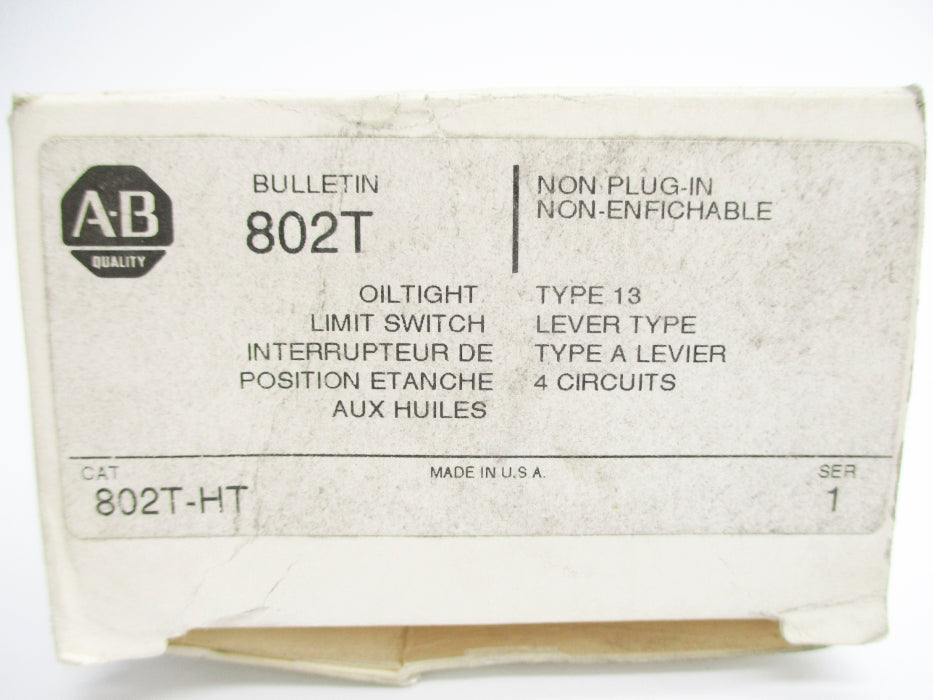 INDUSTRIAL SPARE PART 802T-HT SER. 1 600VAC 60A (WH) NSMP