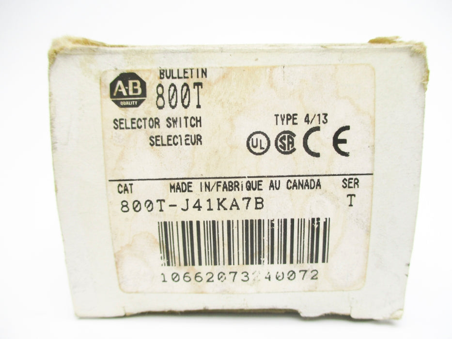 ALLEN BRADLEY 800T-J41KA7B SER. T (WH) NSMP