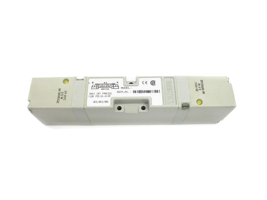 NUMATICS 061BB500M011B61 120PSIG 24VDC NSNP