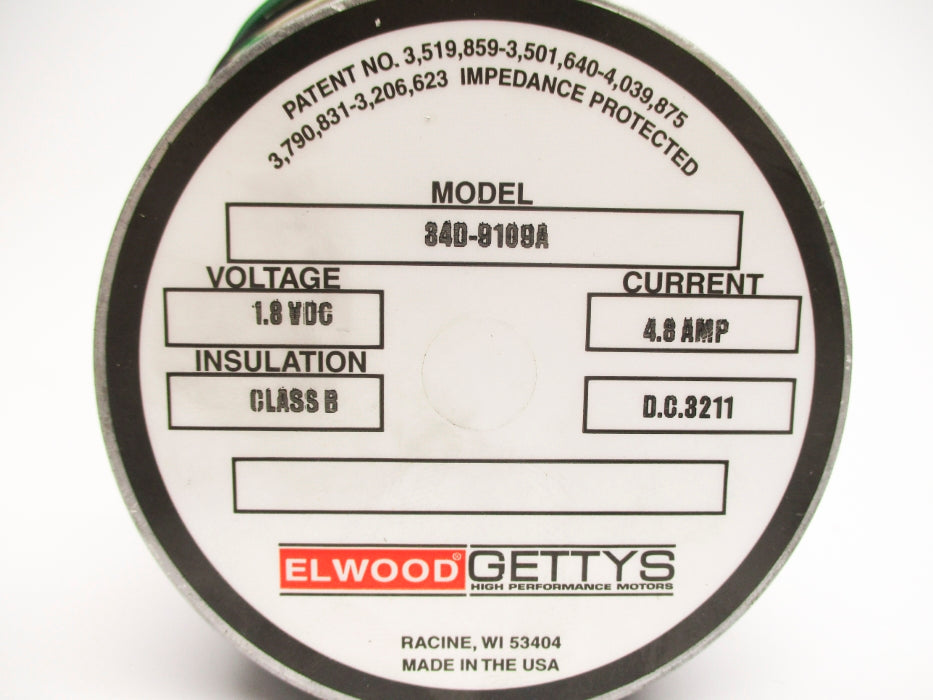ELWOOD GETTYS 34D-9109A NSNP