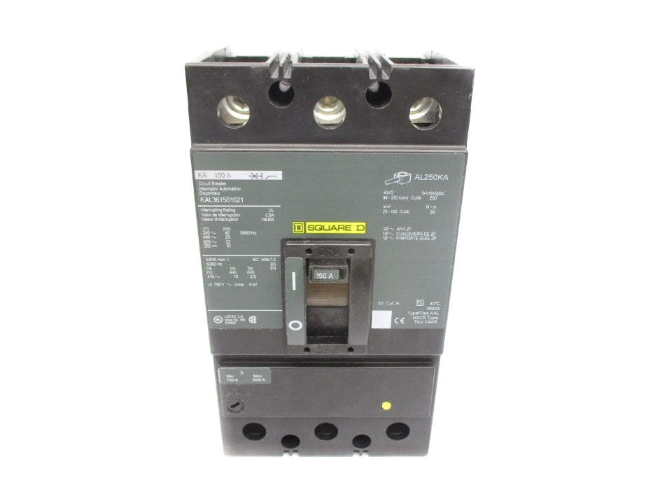 SQUARE D KAL361501021 150A 600V NSNP
