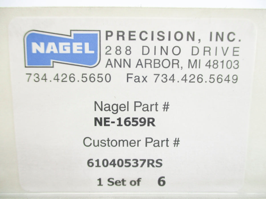 NAGEL PRECISION NE-1659R 61040537RS (PKG OF 6) NSMP