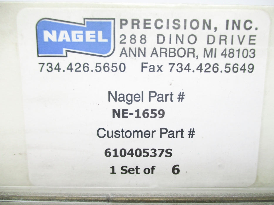 NAGEL PRECISION NE-1659 61040537S (PKG OF 6) NSMP