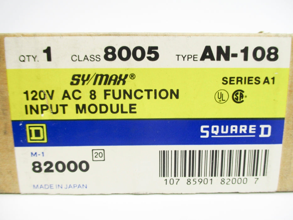 SQUARE D 8005AN-108 SER. A1 120VAC NSMP