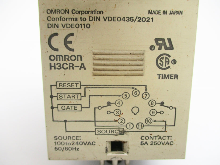 OMRON H3CR-A 0-30S 100/240VAC UNMP