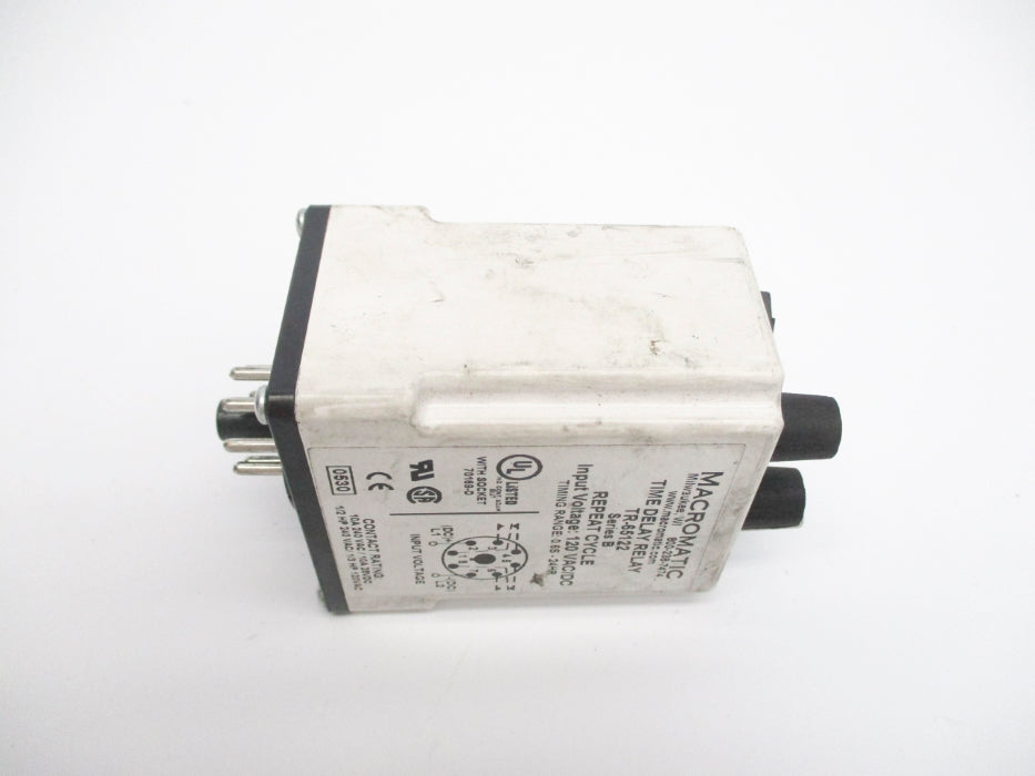 MACROMATIC TR-65122 SER. B 0.6S-24H 120VAC/DC UNMP