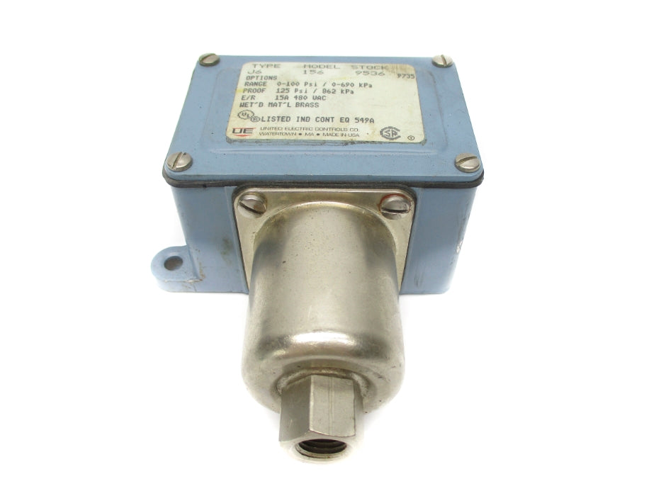 UNITED ELECTRIC CONTROLS J6-156-9536 0-100PSI UNMP