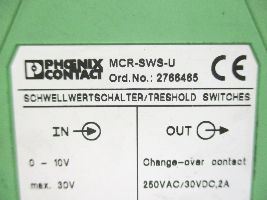 PHOENIX CONTACT MCR-SWS-U 2766465 UNMP