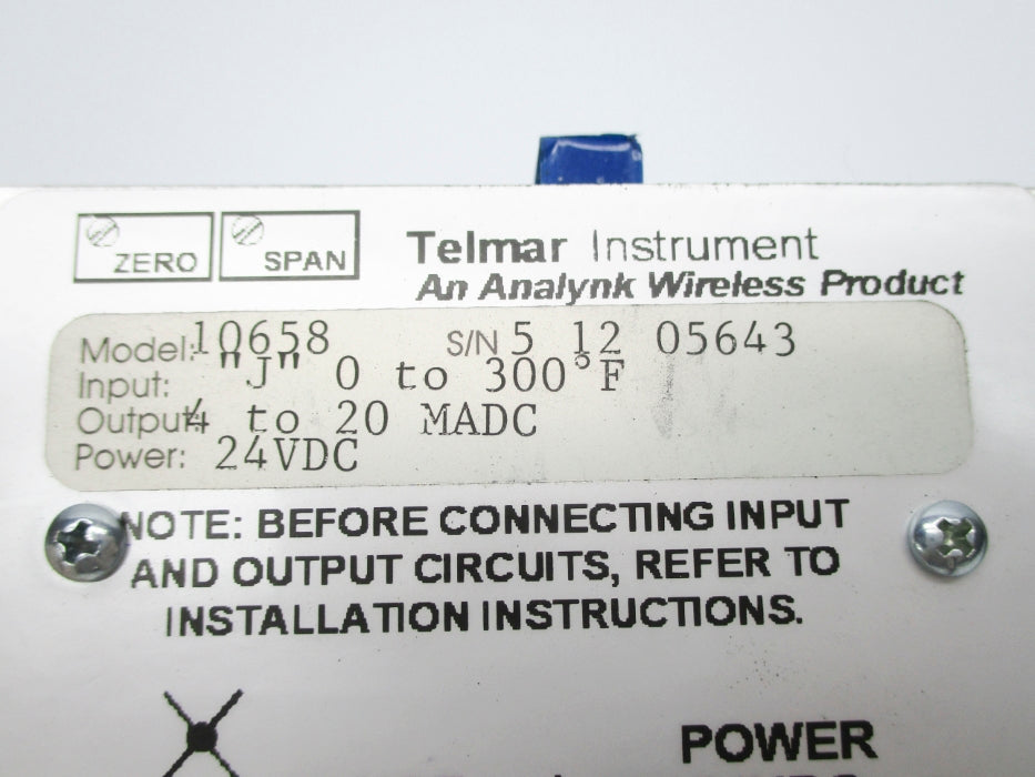 TELMAR INSTRUMENT 10658 NSNP