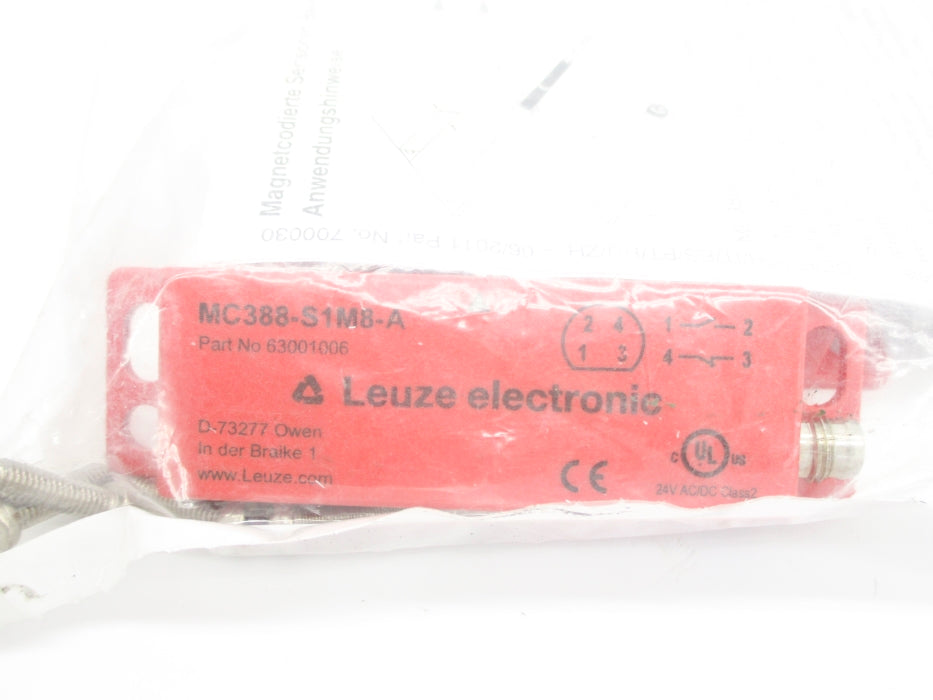 LEUZE ELECTRONIC MC388-S1M8-A 63001006 NSMP