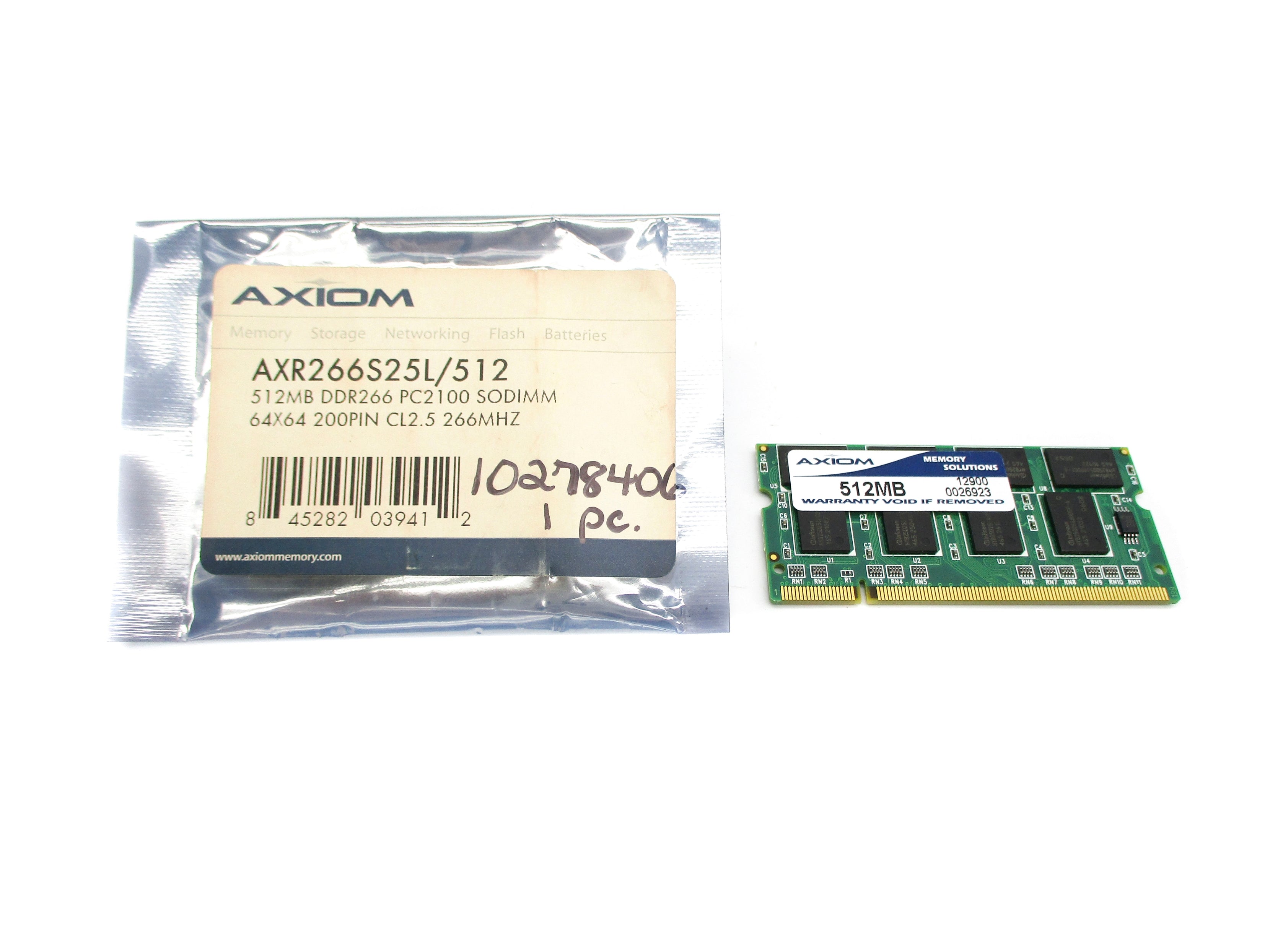 AXIOM 512MB AXR266S25L/512 NSMP