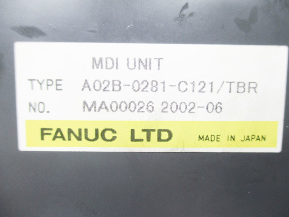 FANUC A02B-0281-C121/TBR UNMP