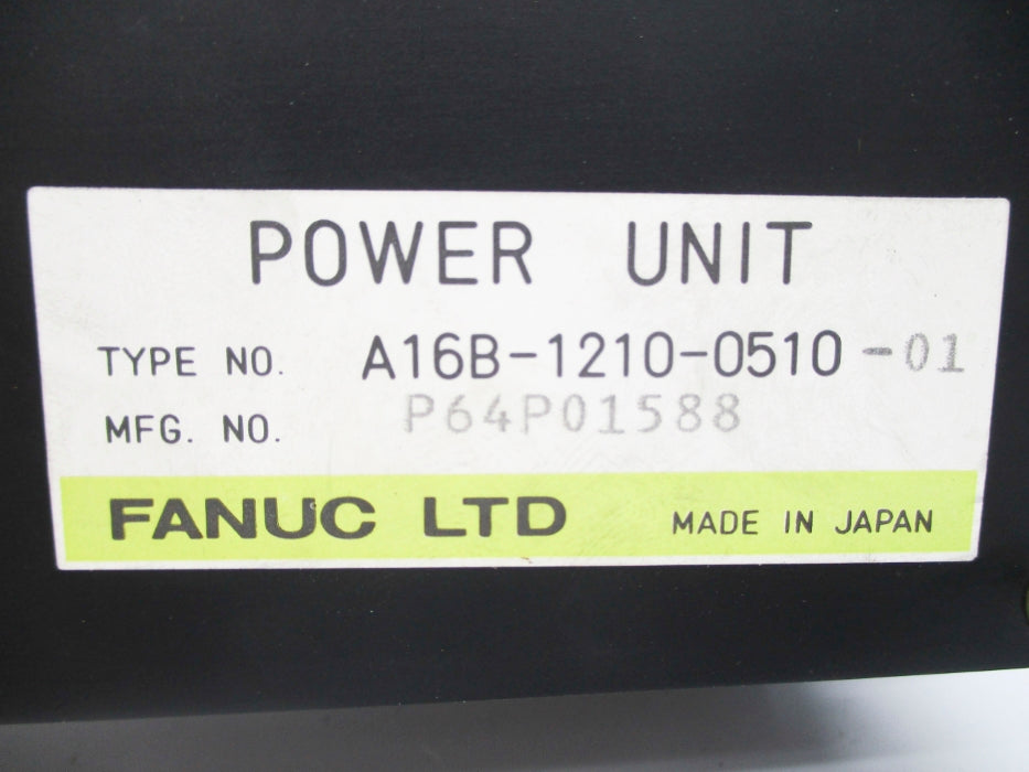 FANUC A16B-1210-0510-01 UNMP
