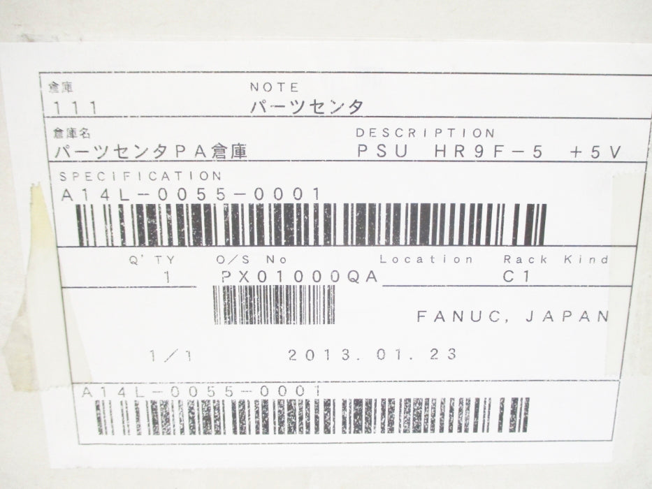 FANUC HR-9F-5 A14L-0055-0001 NSMP