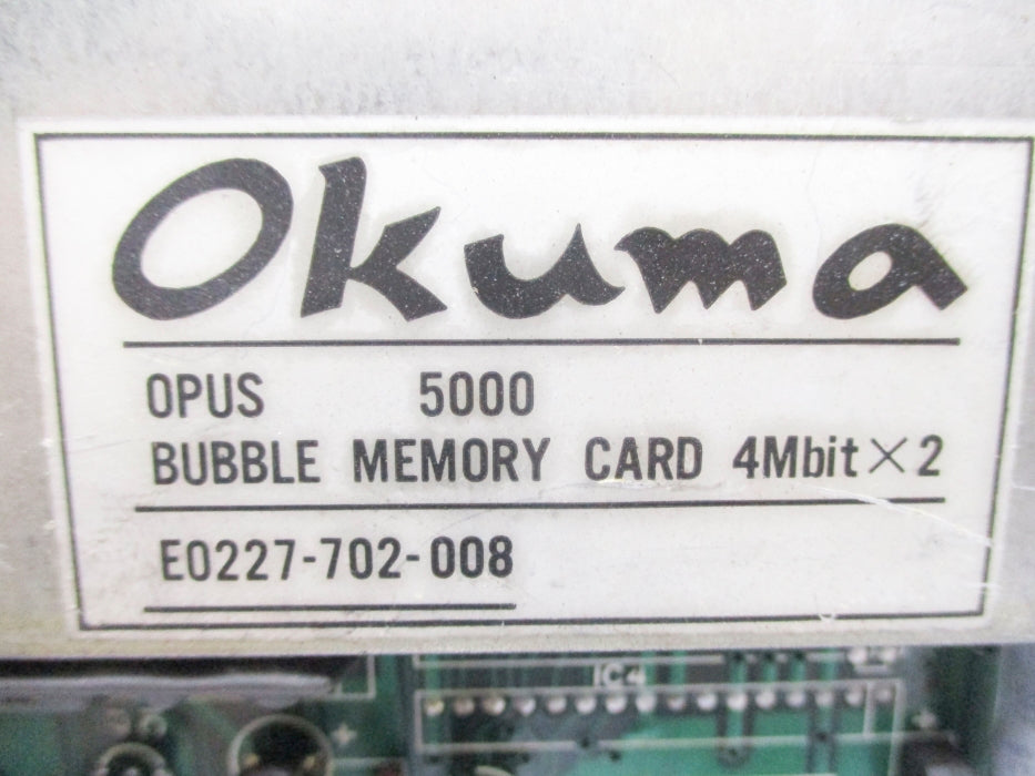 OKUMA E4809-045-091-E E0227-702-008 UNMP