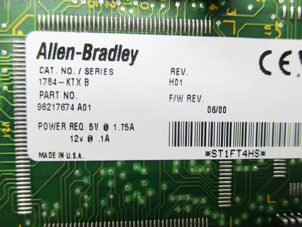 ALLEN BRADLEY 1784-KTX SER. B UNMP