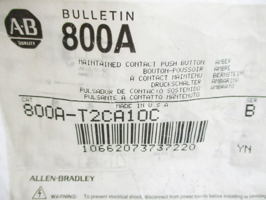 INDUSTRIAL SPARE PART 800A-T2CA10C SER. B NSMP