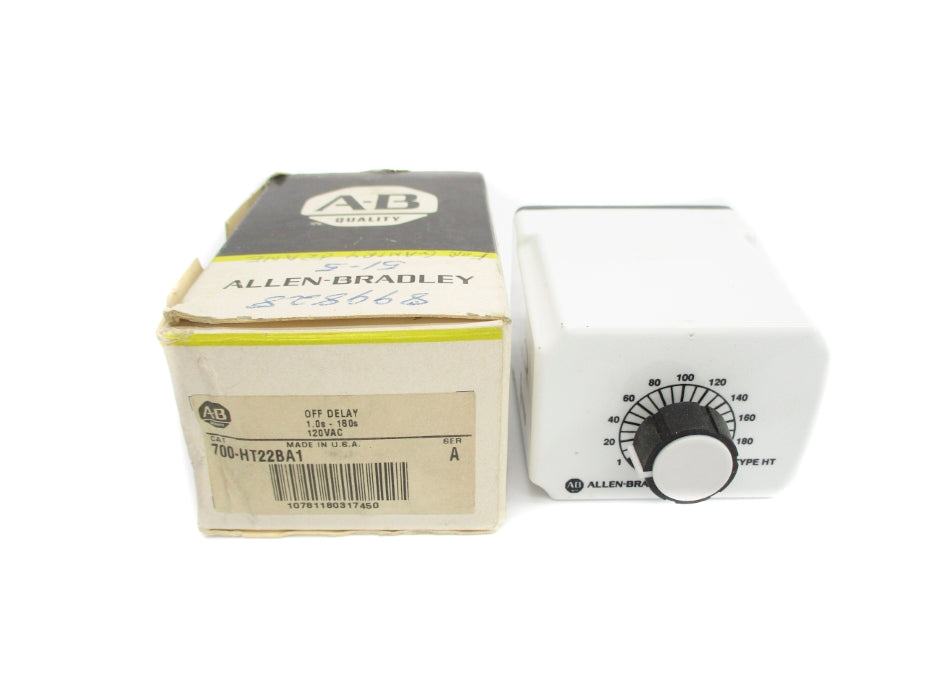 INDUSTRIAL SPARE PART 700-HT22BA1 SER. A 120VAC 10A 1.0-180S (BK/YL) NSMP