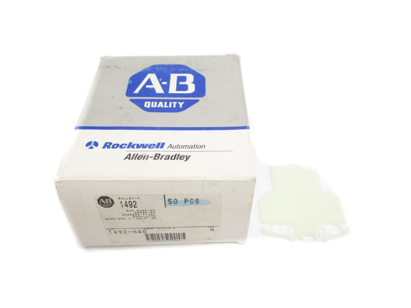 ALLEN BRADLEY 1492-N40 SER. A (PKG OF 50) (GY/BL) NSMP
