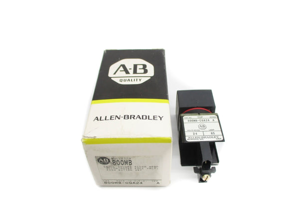 ALLEN BRADLEY 800MB-CQA24 SER. A 24V (BK/YL) NSMP