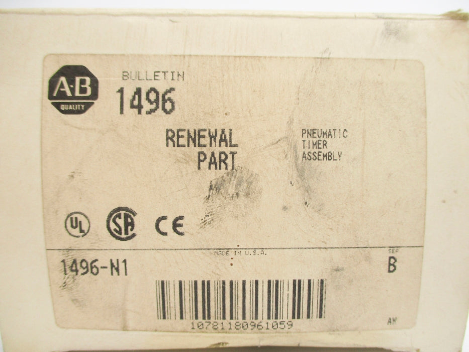 ALLEN BRADLEY 1496-N1 SER. B (WH) NSMP