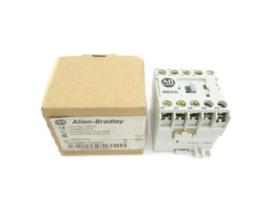 ALLEN BRADLEY 700-MB310A24S SER. A 24V 10A (BR/WH) NSMP