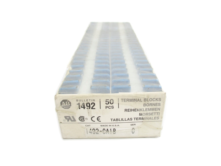 ALLEN BRADLEY 1492-CA1B SER. C (PKG OF 50) (GY/BL) NSFS