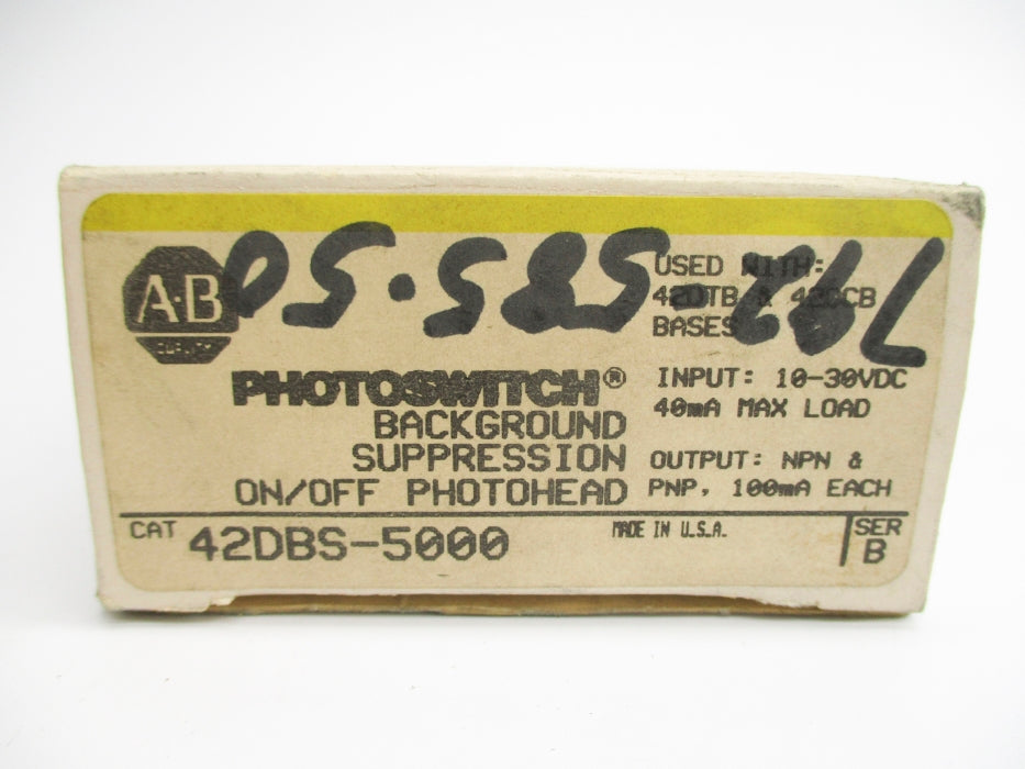 INDUSTRIAL SPARE PART 42DBS-5000 SER. B (BK/YL) NSMP