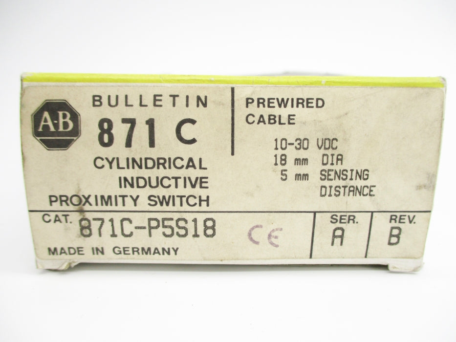 INDUSTRIAL SPARE PART 871C-P5S18 SER. A (BK/YL) NSMP
