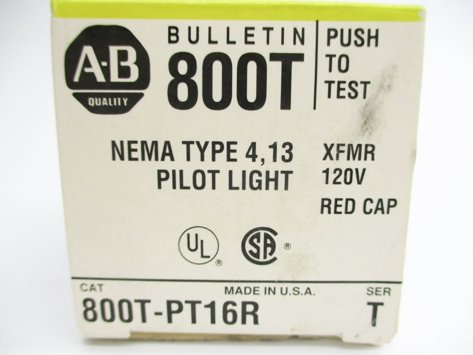 INDUSTRIAL SPARE PART 800T-PT16R SER. T 120V (BK/YL) NSMP