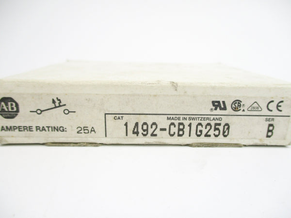 ALLEN BRADLEY 1492-CB1G250 SER. B 277VAC 25A NSMP