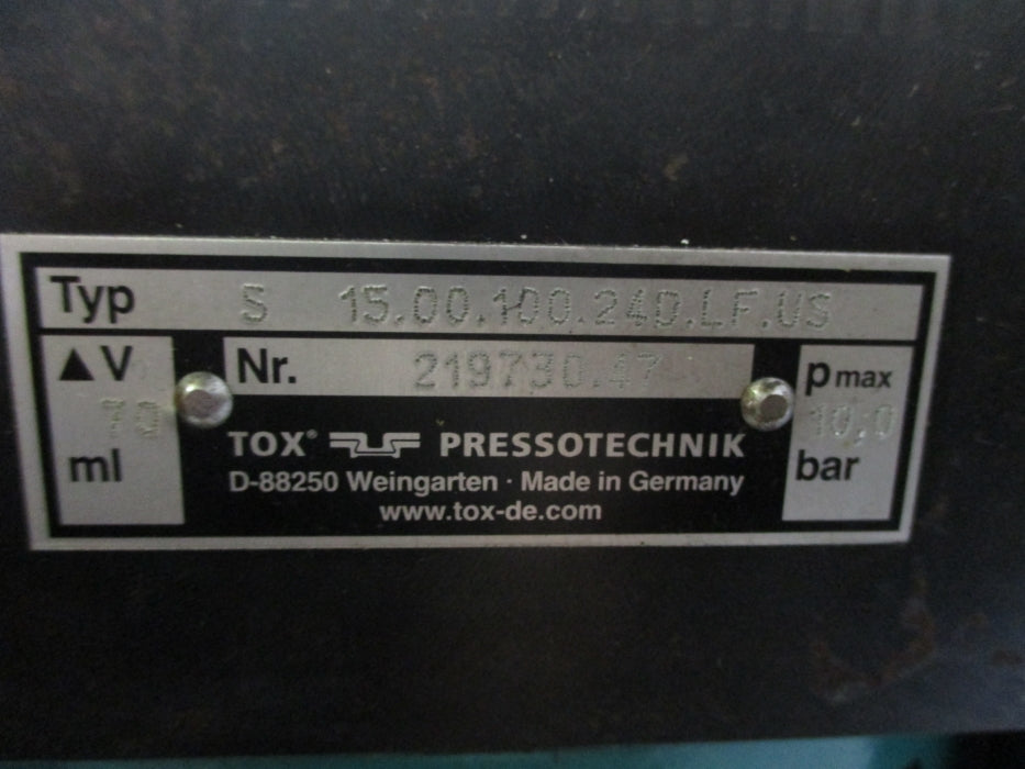 TOX PRESSOTECHNIK S15.00.100.240.LF.US NSNP