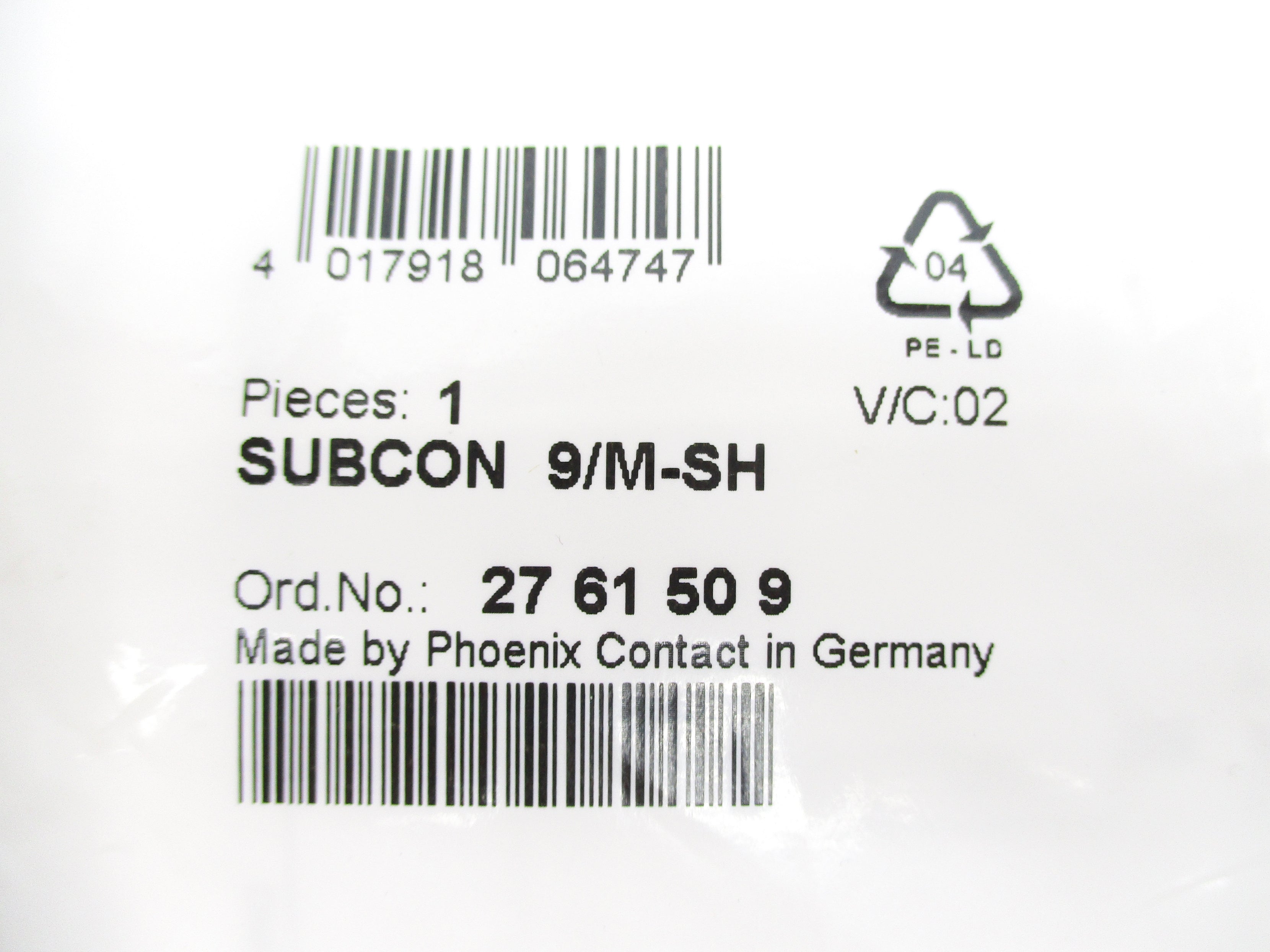PHOENIX CONTACT SUBCON-9/M-SH NSMP