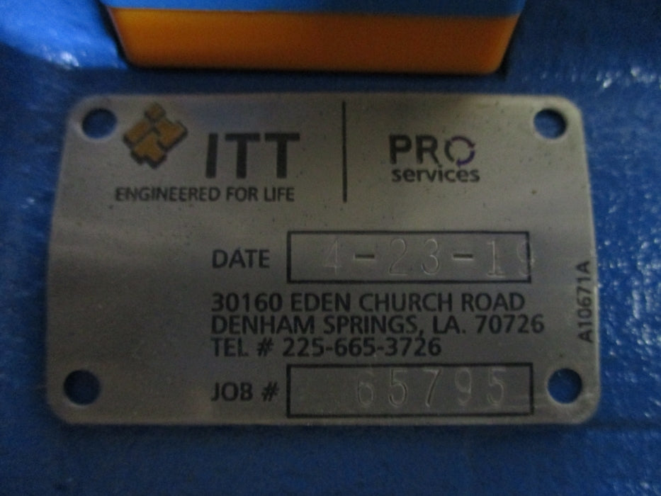 ITT GOULDS 501024BKP0 13" REMAN