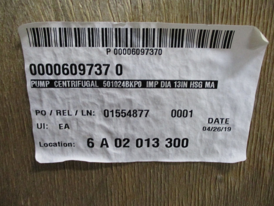 ITT GOULDS 501024BKP0 13" REMAN