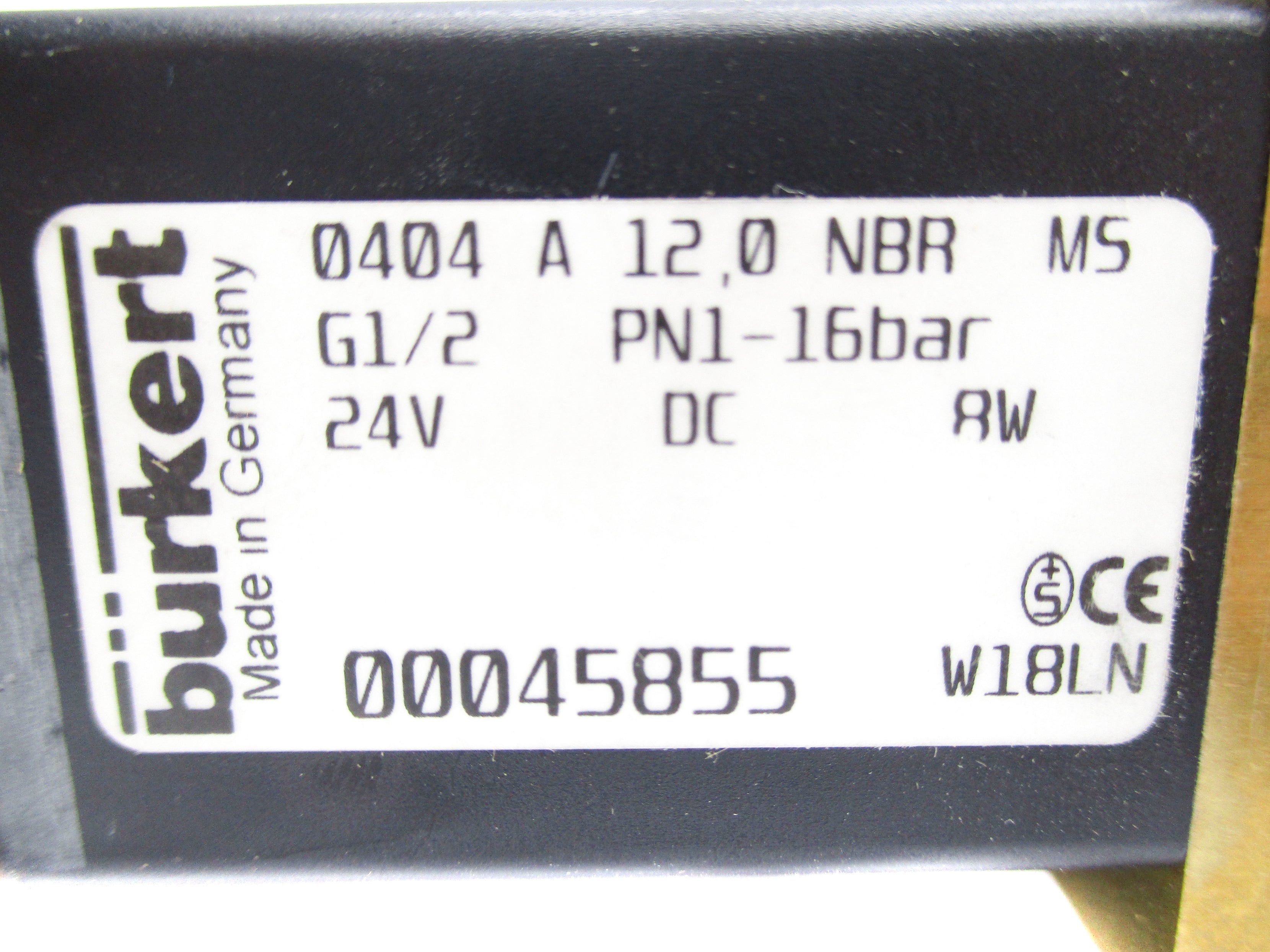 BURKET 0404-A-12,0-NBR-MS-G1/2 NSNP