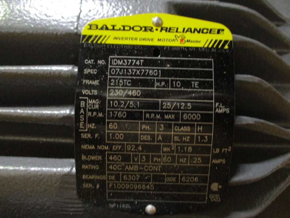 BALDOR IDM37747T NSMP
