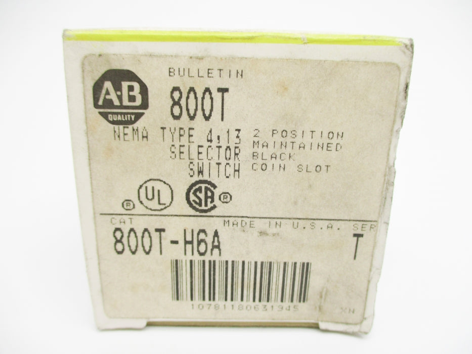 INDUSTRIAL SPARE PART 800T-H6A SER. T (BK/YL) NSMP
