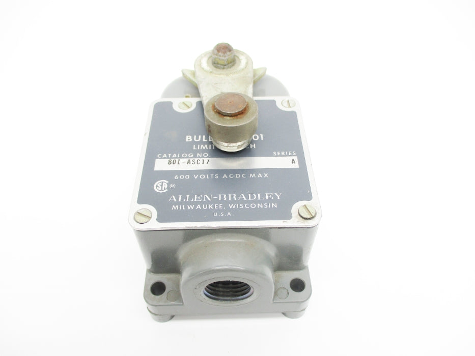 ALLEN BRADLEY 801-ASC17 SER. A 600VAC/DC NSNP