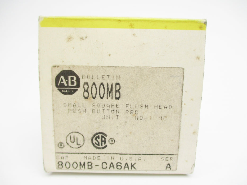 INDUSTRIAL SPARE PART 800MB-CA6AK SER. A (BK/YL) NSMP