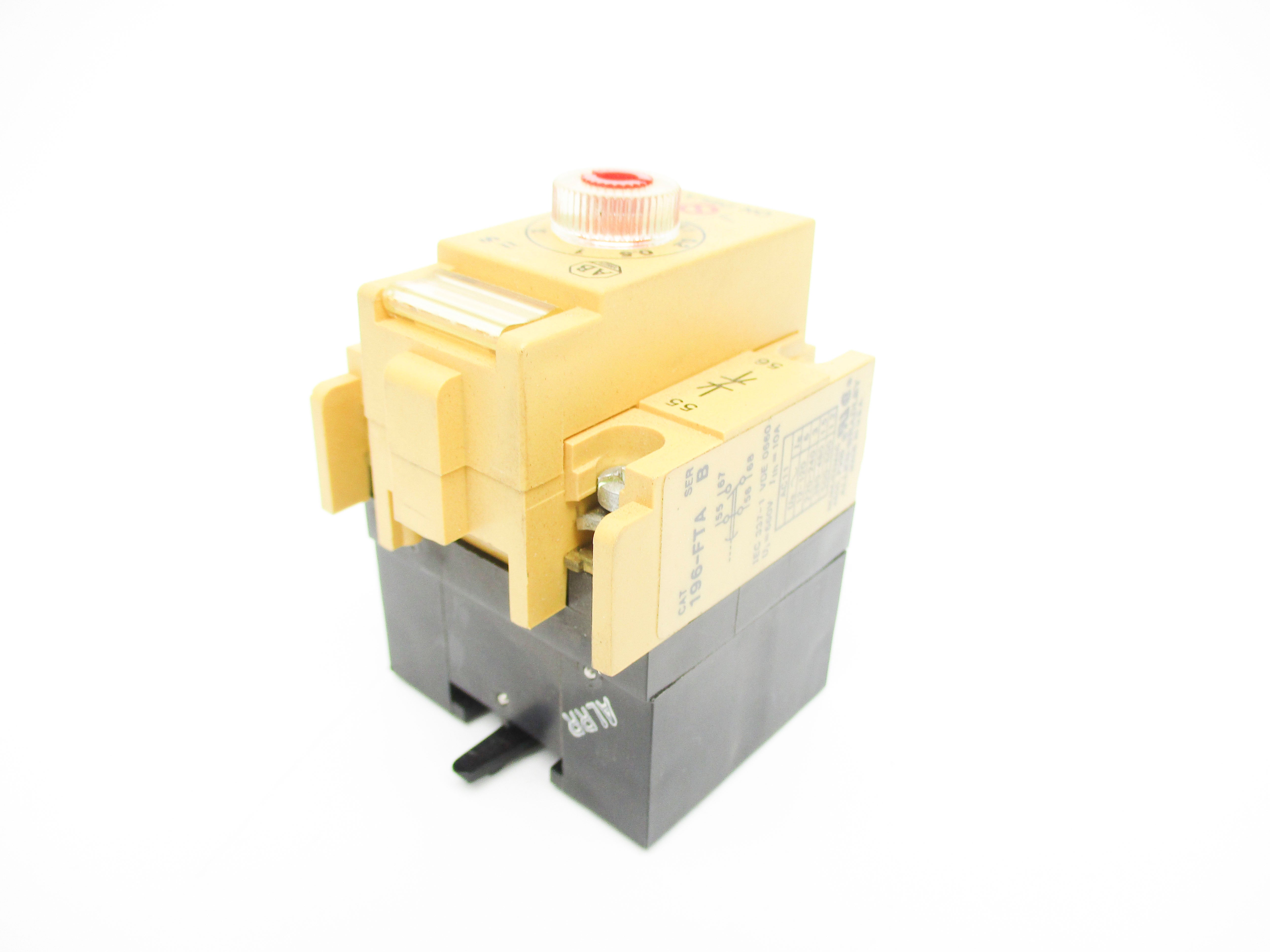ALLEN BRADLEY 196-FTA SER. B 600V 1.2A 0.1-180S NSNP