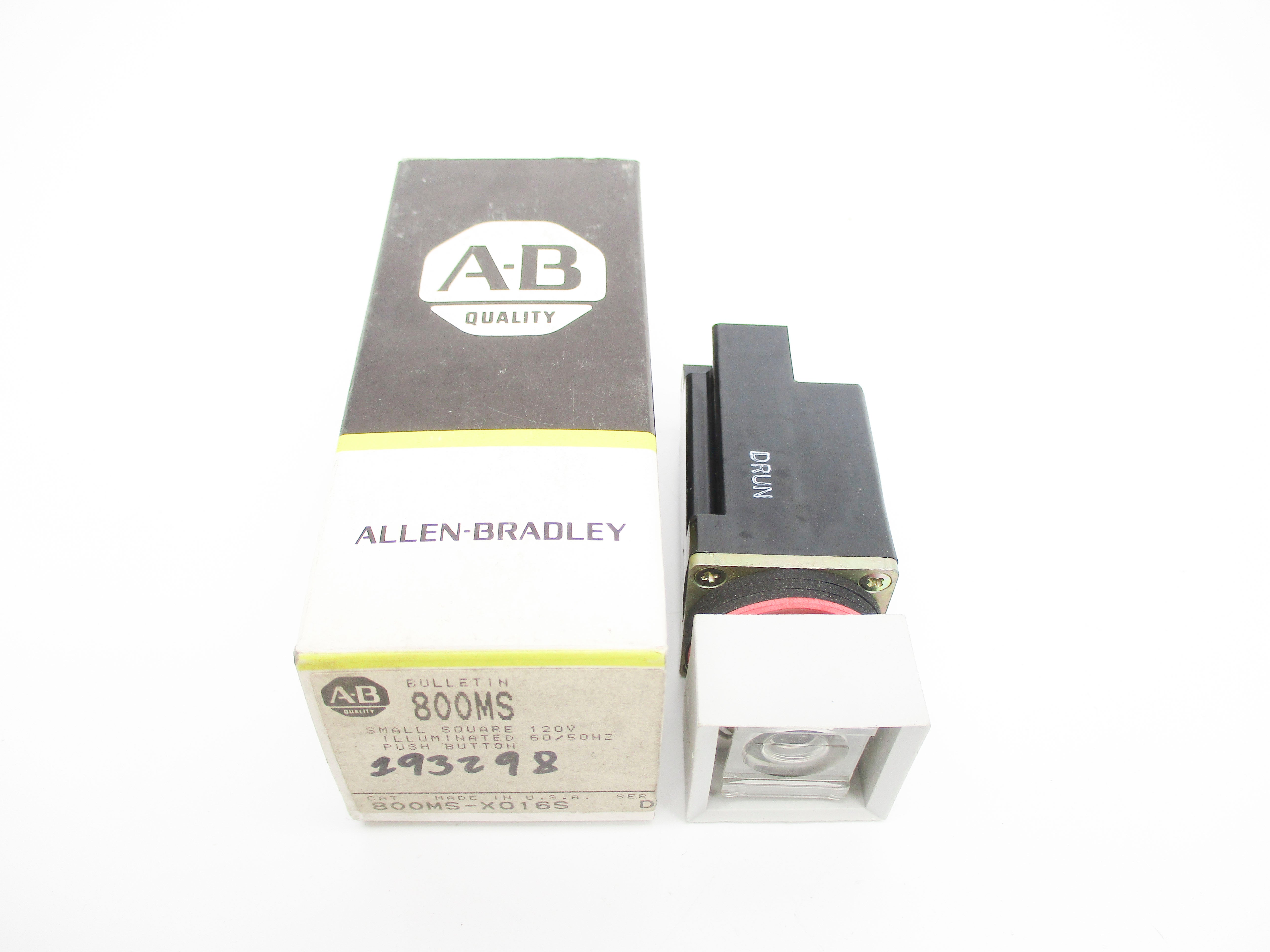 INDUSTRIAL SPARE PART 800MS-XO16S SER. D (BK/YL) NSMP