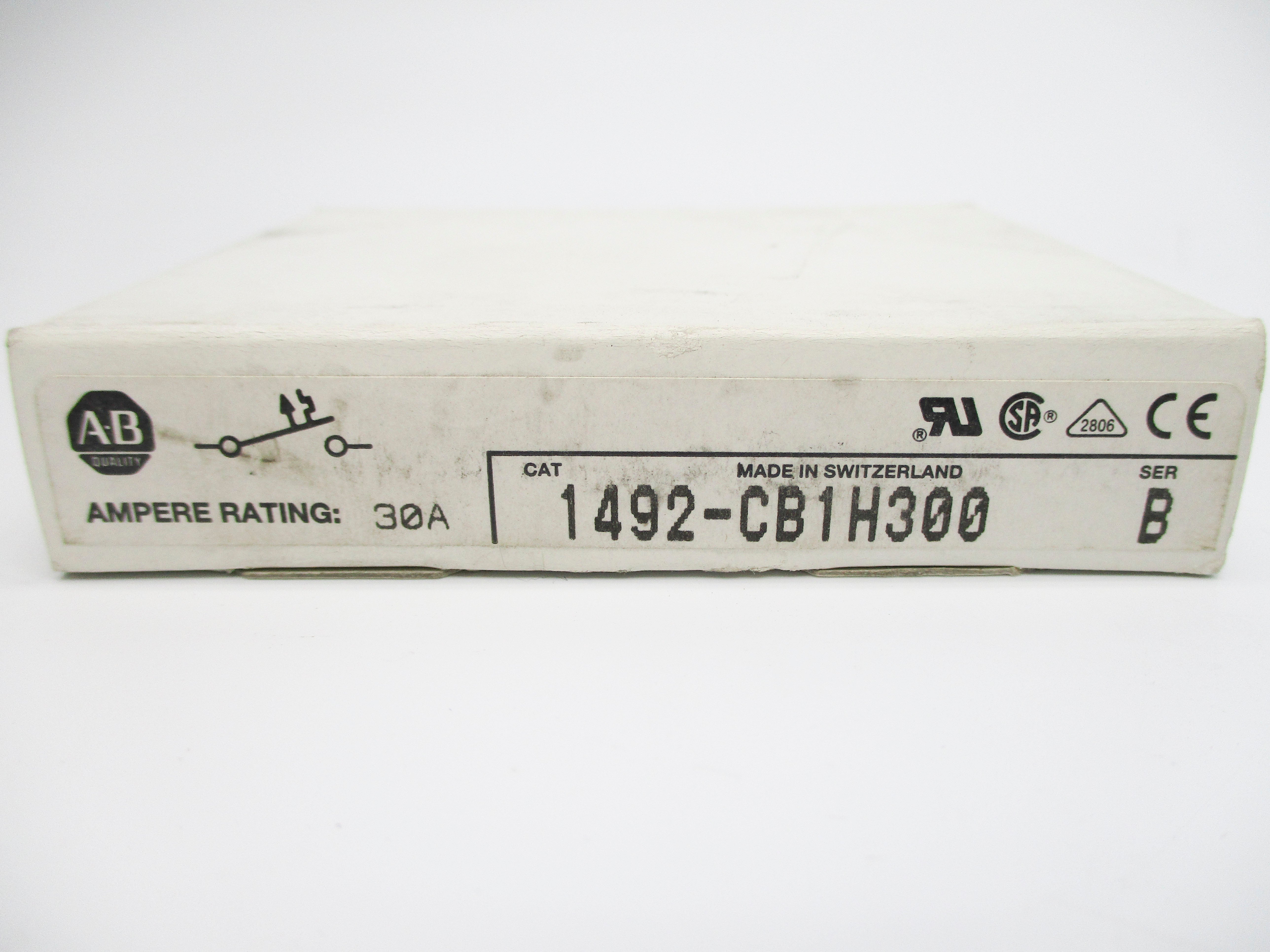 ALLEN BRADLEY 1492-CB1H300 SER. B 30A 277V NSMP