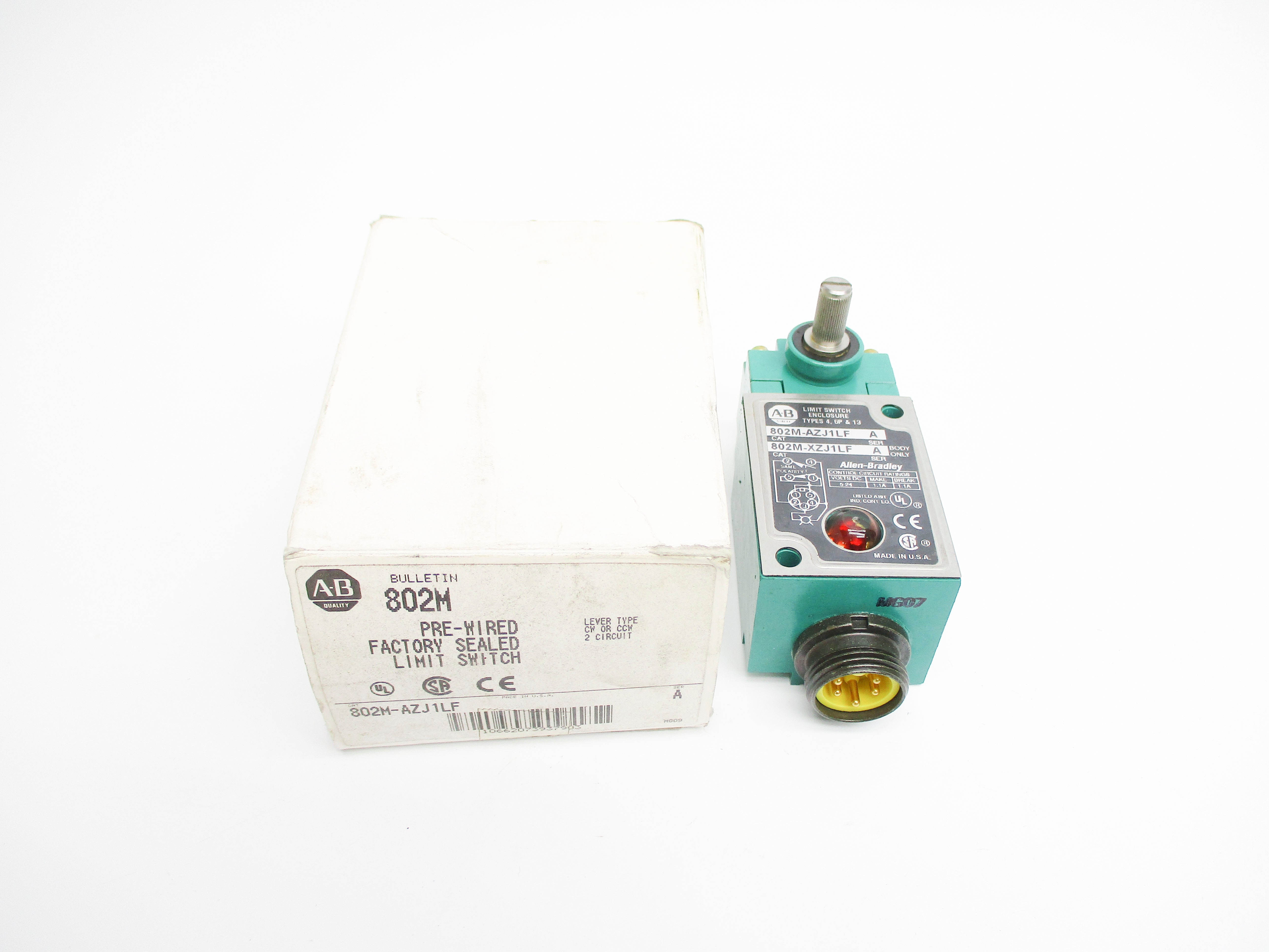 ALLEN BRADLEY 802M-AZJ1LF SER. A (WH) NSMP