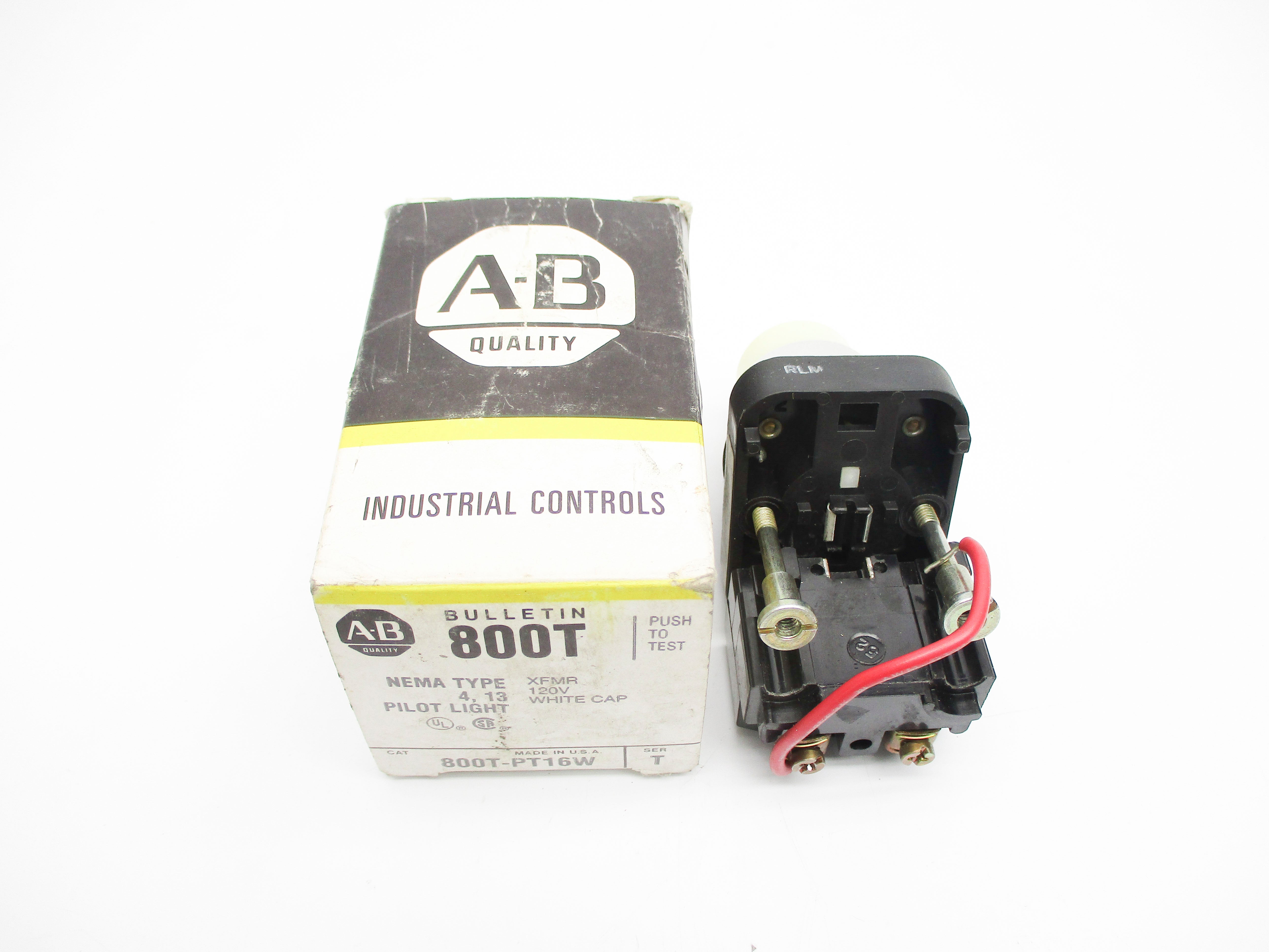 INDUSTRIAL SPARE PART 800T-PT16W SER. T 120V (BK/YL) (AS PICTURED) NSMP
