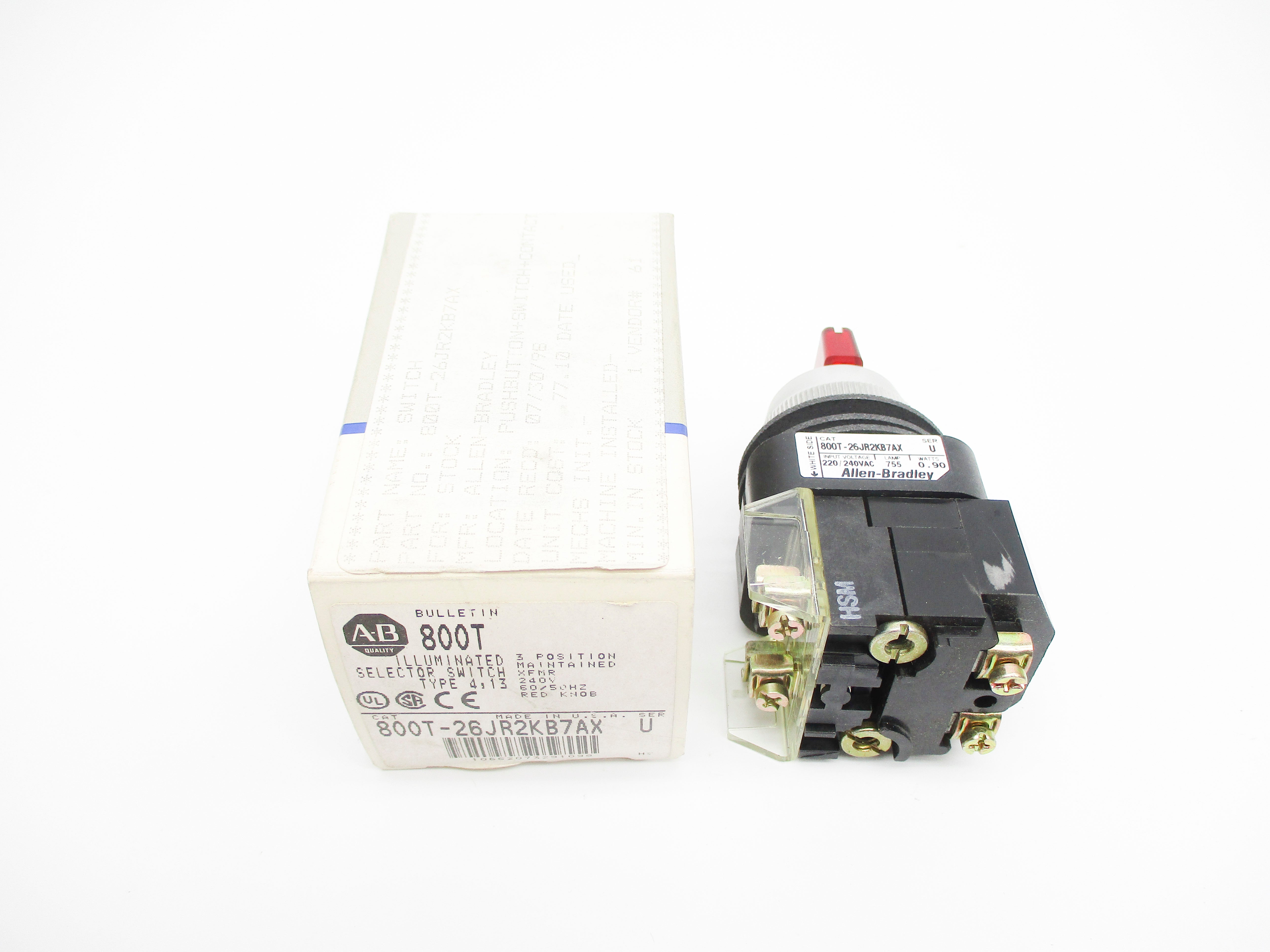 INDUSTRIAL SPARE PART 800T-26JR2KB7AX SER. U (GY/BL) NSMP