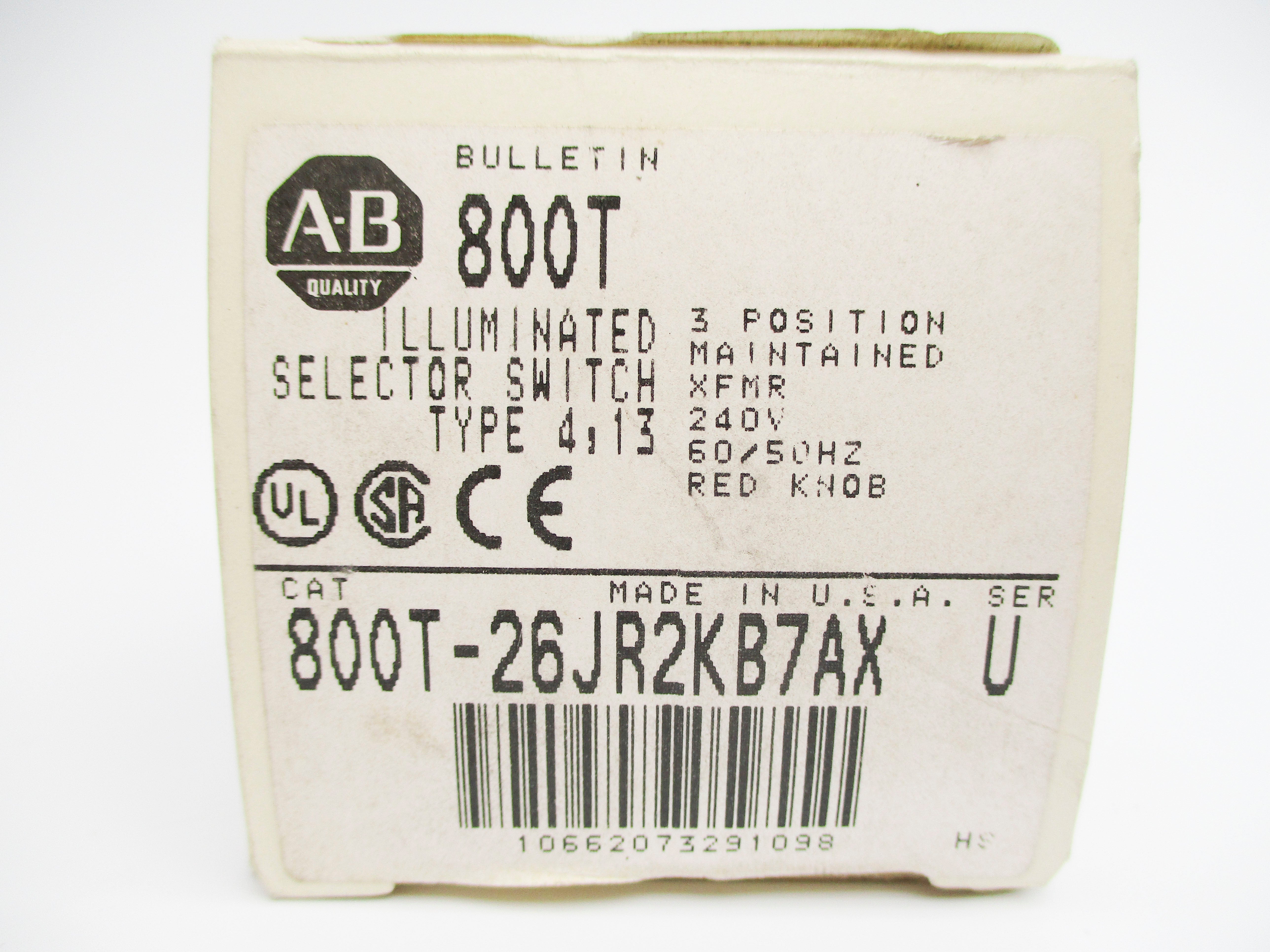 INDUSTRIAL SPARE PART 800T-26JR2KB7AX SER. U (GY/BL) NSMP