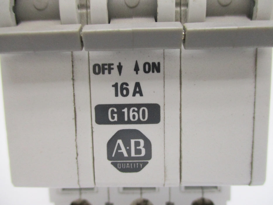 ALLEN BRADLEY 1492-CB3G160 SER. B 16A 480V NSNP
