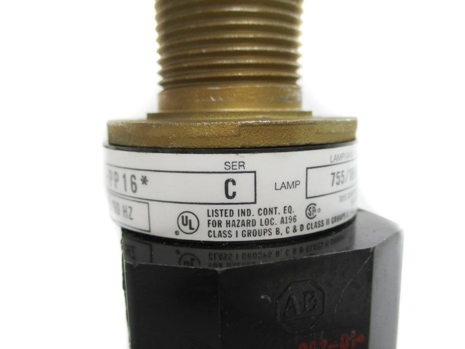ALLEN BRADLEY 800H-PP16R SER. C (AS PICTURED) NSNP