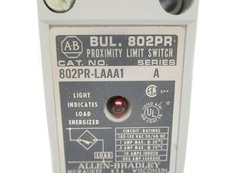 ALLEN BRADLEY 802PR-LAAA1 SER. A UNMP
